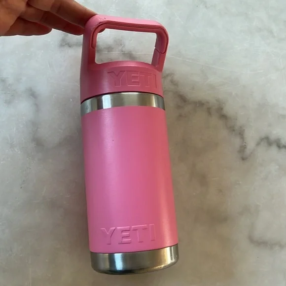 YETI RAMBLER JR. 12 OZ KIDS WATER BOTTLE PINK - Picture 7 of 16